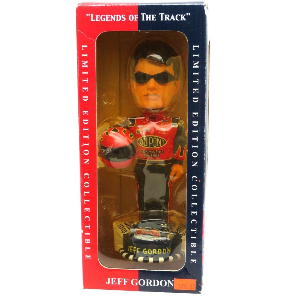 2001 Jeff Gordon Legends of the Track Bobblehead New in Box